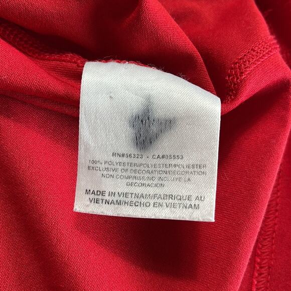 NIKE DRI-FIT Red Dixie State Soccer Sleeveless Tank Top Men’s Size Medium - Picture 4 of 6